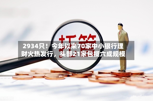 2934只！今年以来70家中小银行理财火热发行，头部21家包揽六成规模