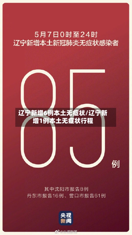 辽宁新增6例本土无症状/辽宁新增1例本土无症状行程-第3张图片