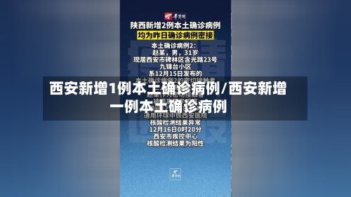 西安新增1例本土确诊病例/西安新增一例本土确诊病例