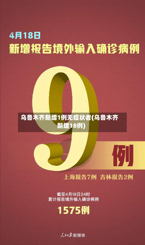 乌鲁木齐新增1例无症状者(乌鲁木齐新增18例)