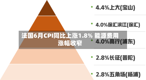 法国6月CPI同比上涨1.8% 能源费用
涨幅收窄-第3张图片