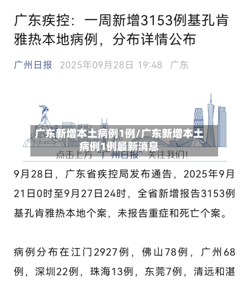广东新增本土病例1例/广东新增本土病例1例最新消息-第2张图片