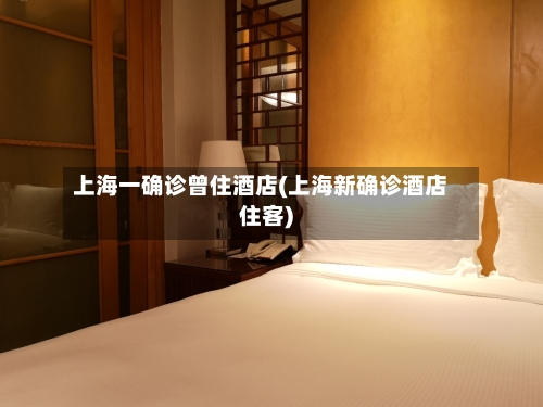 上海一确诊曾住酒店(上海新确诊酒店住客)-第3张图片