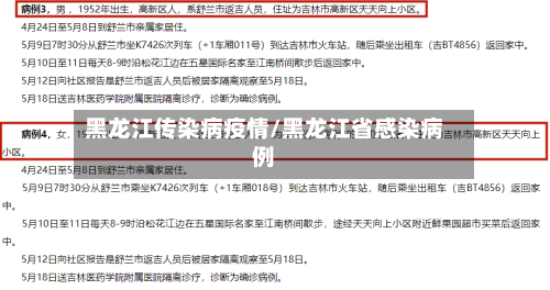 黑龙江传染病疫情/黑龙江省感染病例-第2张图片