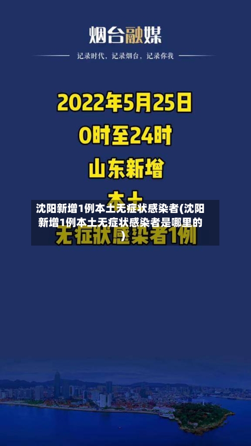 沈阳新增1例本土无症状感染者(沈阳新增1例本土无症状感染者是哪里的)-第2张图片
