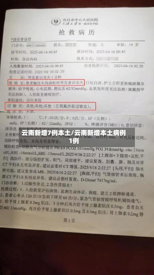 云南新增7例本土/云南新增本土病例1例-第2张图片
