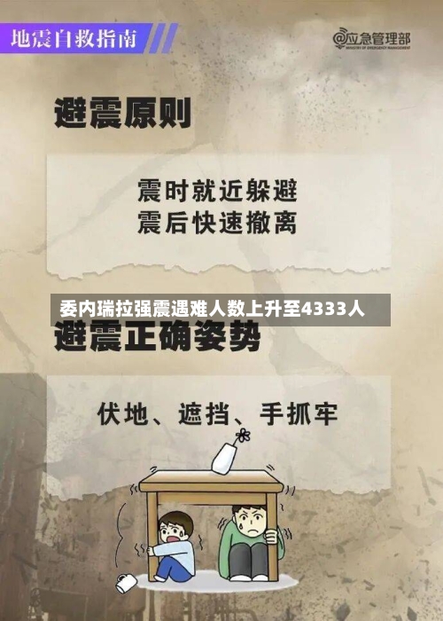 委内瑞拉强震遇难人数上升至4333人-第2张图片