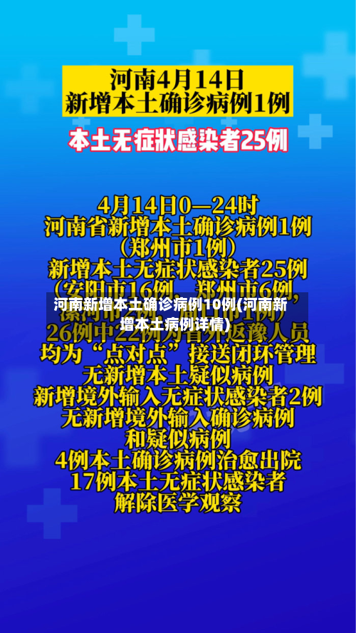 河南新增本土确诊病例10例(河南新增本土病例详情)-第3张图片