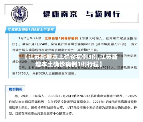 【江苏新增本土确诊病例3例,江苏新增本土确诊病例1例行程】-第2张图片