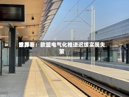 世界能源署：欧盟电气化推进迟缓实属失策-第2张图片