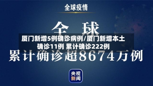 厦门新增5例确诊病例/厦门新增本土确诊11例 累计确诊222例