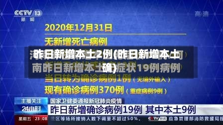 昨日新增本土2例(昨日新增本土确)-第2张图片