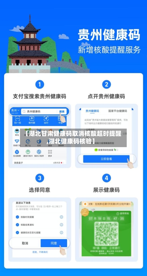 【湖北甘肃健康码取消核酸超时提醒,湖北健康码核验】