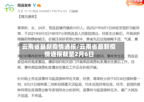 云南省最新疫情通报/云南省最新疫情通报截至2月6日-第2张图片