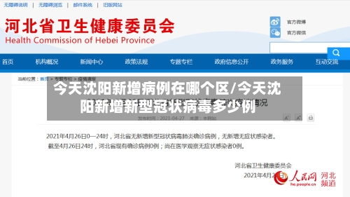今天沈阳新增病例在哪个区/今天沈阳新增新型冠状病毒多少例-第2张图片