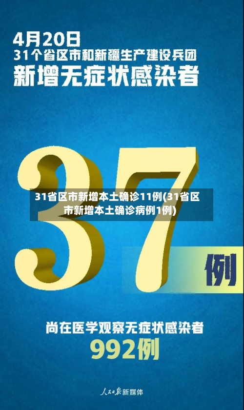 31省区市新增本土确诊11例(31省区市新增本土确诊病例1例)