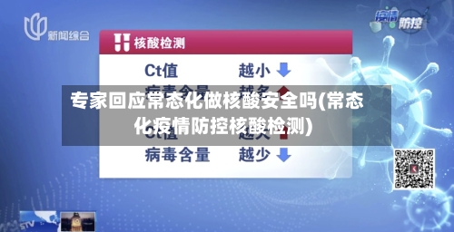 专家回应常态化做核酸安全吗(常态化疫情防控核酸检测)-第2张图片