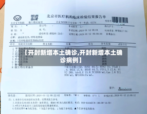 【开封新增本土确诊,开封新增本土确诊病例】-第2张图片