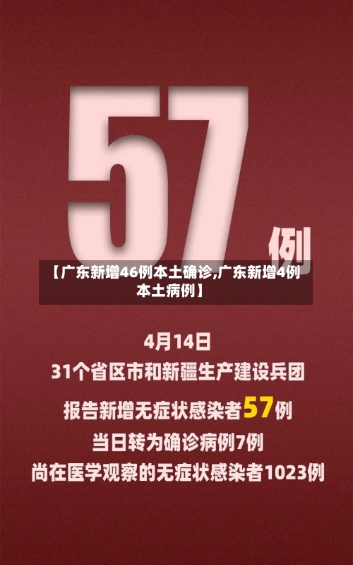 【广东新增46例本土确诊,广东新增4例本土病例】