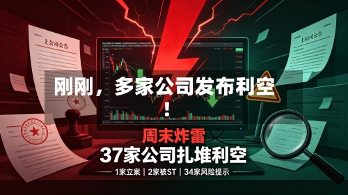 刚刚，多家公司发布利空！-第2张图片