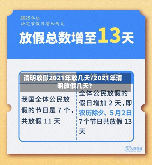 清明放假2021年放几天/2021年清明放假几天?-第2张图片