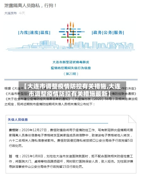 【大连市调整疫情防控有关措施,大连市调整疫情防控有关措施最新】-第2张图片