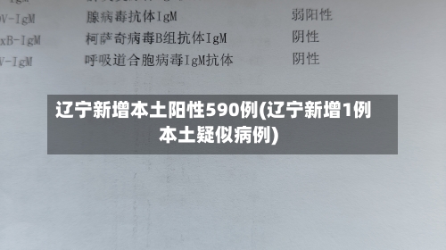 辽宁新增本土阳性590例(辽宁新增1例本土疑似病例)-第2张图片
