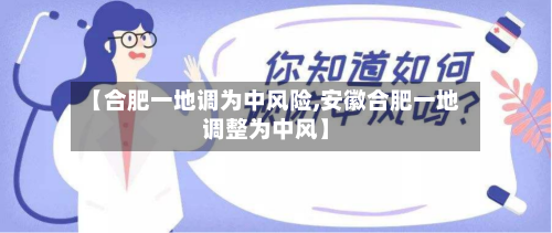 【合肥一地调为中风险,安徽合肥一地调整为中风】