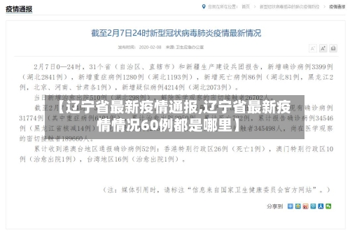 【辽宁省最新疫情通报,辽宁省最新疫情情况60例都是哪里】-第2张图片