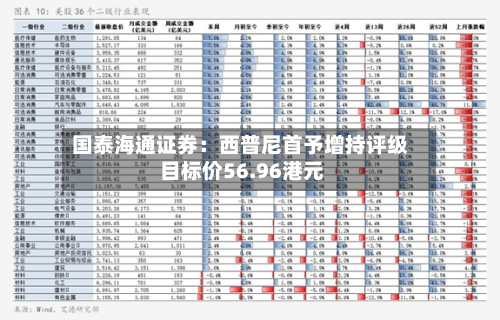 国泰海通证券：西普尼首予增持评级 目标价56.96港元