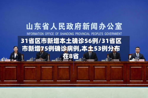 31省区市新增本土确诊56例/31省区市新增75例确诊病例,本土53例分布在8省-第3张图片