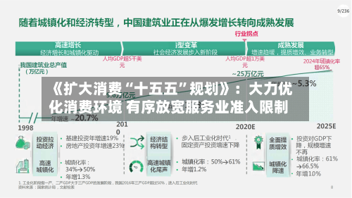 《扩大消费“十五五”规划》：大力优化消费环境 有序放宽服务业准入限制
