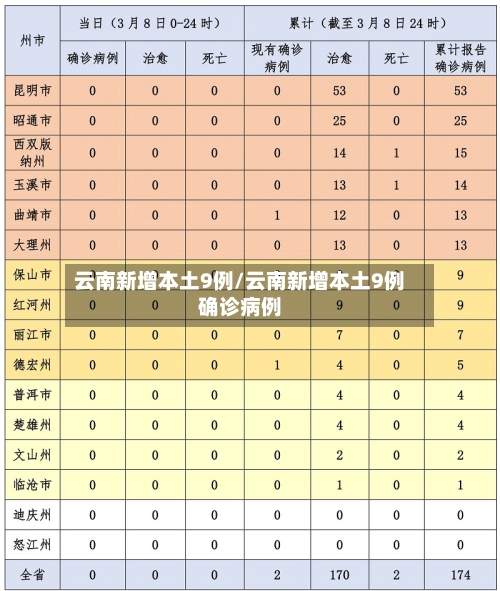 云南新增本土9例/云南新增本土9例确诊病例-第2张图片