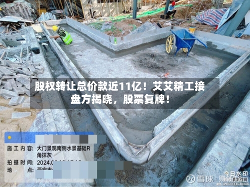 股权转让总价款近11亿！艾艾精工接盘方揭晓，股票复牌！-第3张图片