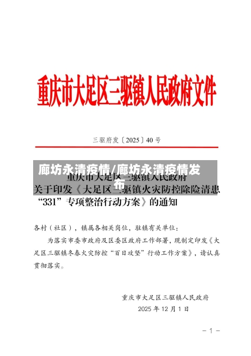 廊坊永清疫情/廊坊永清疫情发布