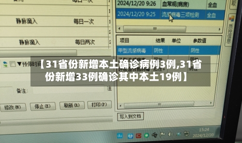 【31省份新增本土确诊病例3例,31省份新增33例确诊其中本土19例】