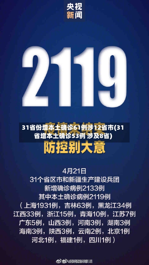 31省份增本土确诊61例涉12省市(31省增本土确诊53例 涉及8省)