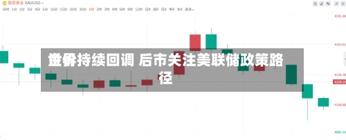 世界金价持续回调 后市关注美联储政策路径
