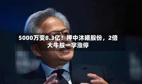 5000万变8.3亿！押中沐曦股份，2倍大牛股一字涨停-第2张图片