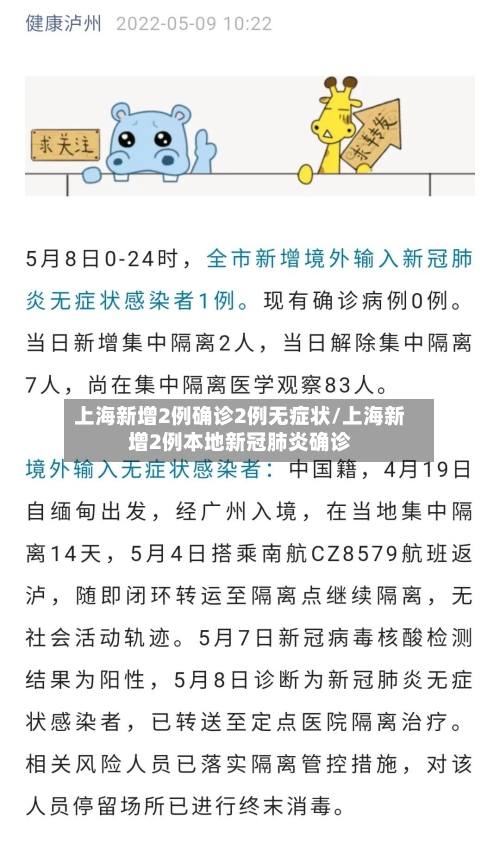 上海新增2例确诊2例无症状/上海新增2例本地新冠肺炎确诊-第2张图片