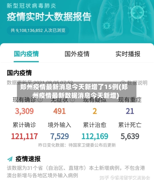 郑州疫情最新消息今天新增了15例(郑州疫情最新数据消息今天新增)-第2张图片