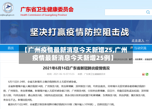 【广州疫情最新消息今天新增25,广州疫情最新消息今天新增25例】