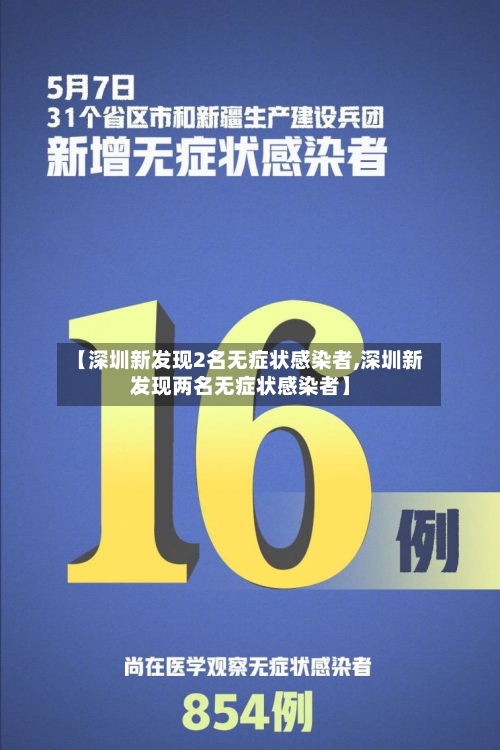 【深圳新发现2名无症状感染者,深圳新发现两名无症状感染者】