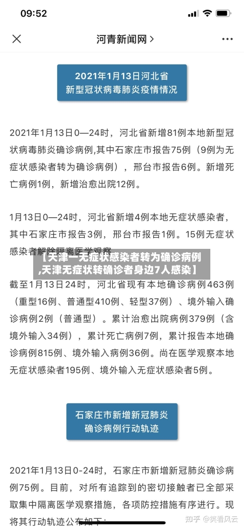 【天津一无症状感染者转为确诊病例,天津无症状转确诊者身边7人感染】-第2张图片
