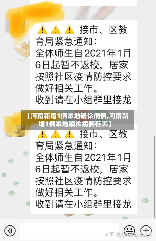【河南新增1例本地确诊病例,河南新增1例本地确诊病例在哪】-第2张图片