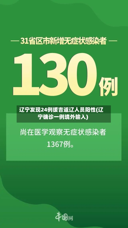 辽宁发现24例援吉返辽人员阳性(辽宁确诊一例境外输入)