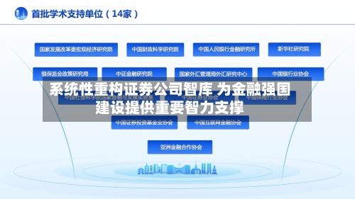 系统性重构证券公司智库 为金融强国建设提供重要智力支撑
