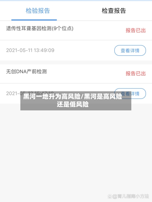 黑河一地升为高风险/黑河是高风险还是低风险