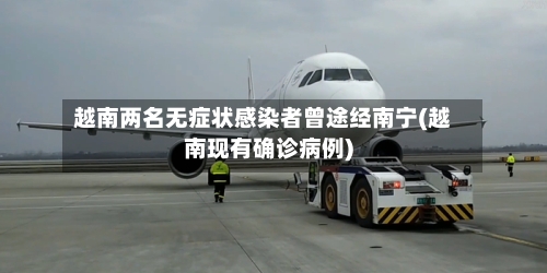 越南两名无症状感染者曾途经南宁(越南现有确诊病例)-第2张图片