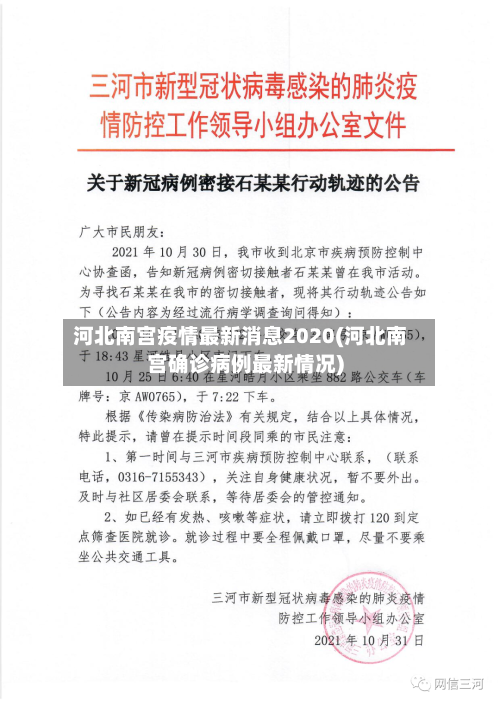 河北南宫疫情最新消息2020(河北南宫确诊病例最新情况)-第3张图片